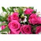 Pink Roses with Seasoning Flowers Arrangement(OFB-005)
