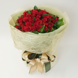 [N18] 50 Red Roses Bouquet (18122716)