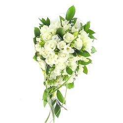 White rose Bouquet (onv-064)