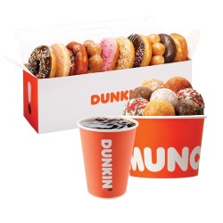 Happy Birthday set (Donuts 10 Pack+ MUNCHKINS 10 Pack+ An Americano(s)
