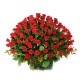 200 Roses basket (OFA-042)
