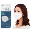 Purion KF94 White Easy-to-Breathe Mask 50 Sheets X 2 Sets for Adult
