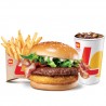 Lotteria(GRS) Mozzarella cheese in the Burger Bacon Set