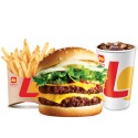 Lotteria(GRS) Double X2 Burger Set