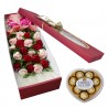 Mixed Rose Box 1 +Chocolates(15001013)