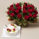 A Cake + Flower basket 1 (ONB-091)