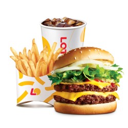 Lotteria(GRS) Double X2 Burger Set