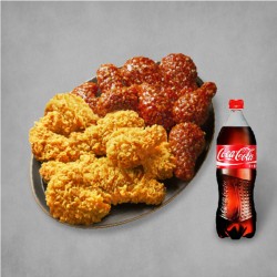 Golden Olive Chicken Combo Half and Half + Cola 1.25L