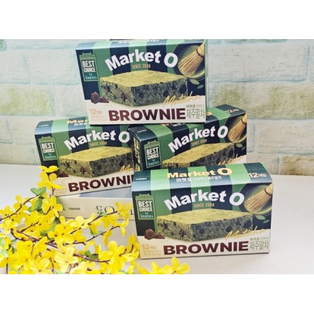 A true dessert for matcha enthusiasts Orion Market O Jeju Matcha Brownie 240g x 4(26011402) 