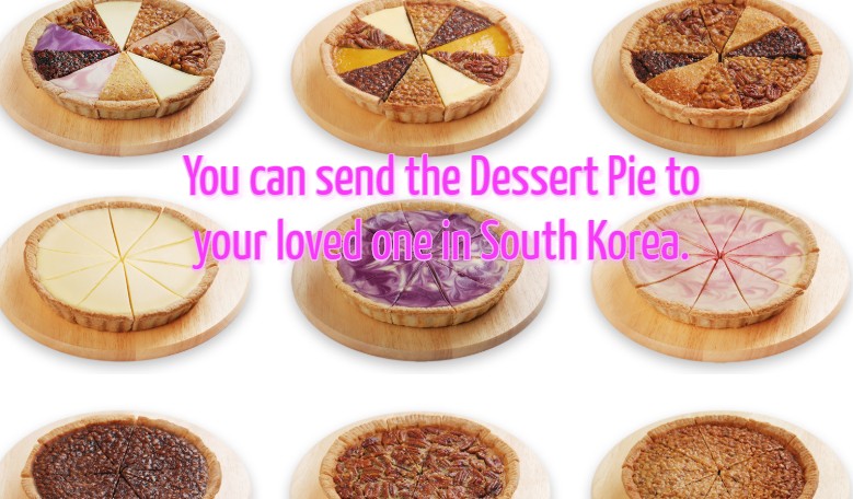 You can send the Pie to Loved one in South Korea.